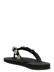 Balenciaga Black Rubber Slides