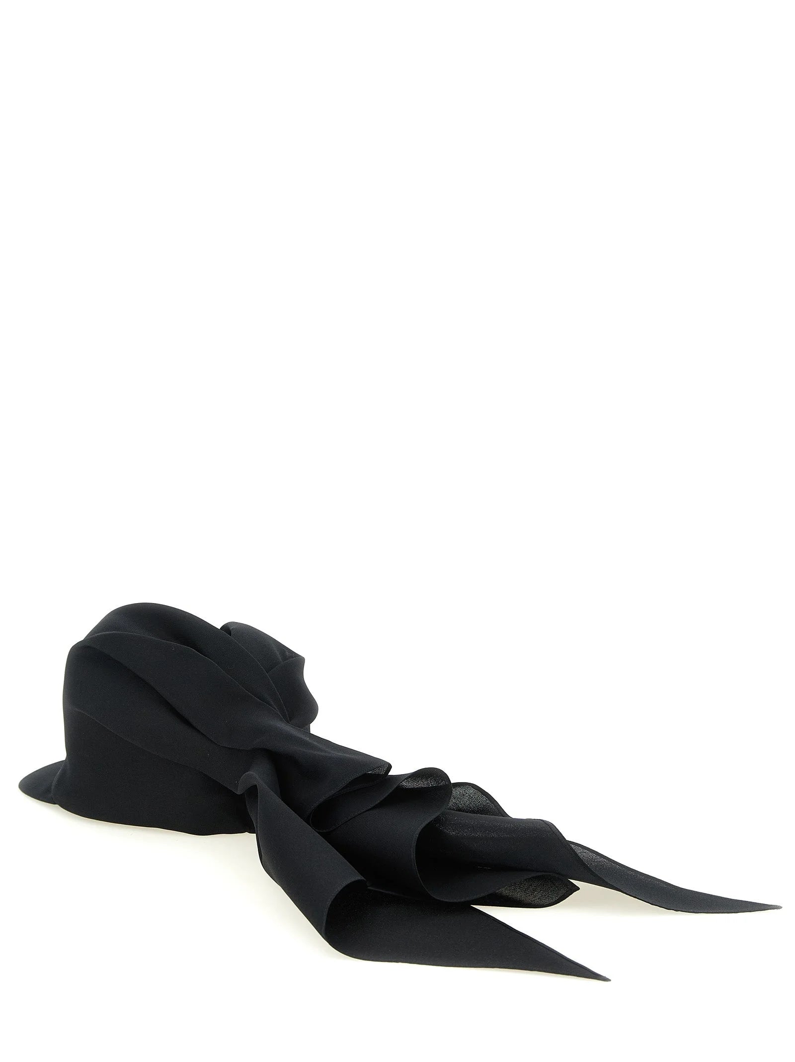 Balenciaga Black Silk Cap (Baseball Hat) - S