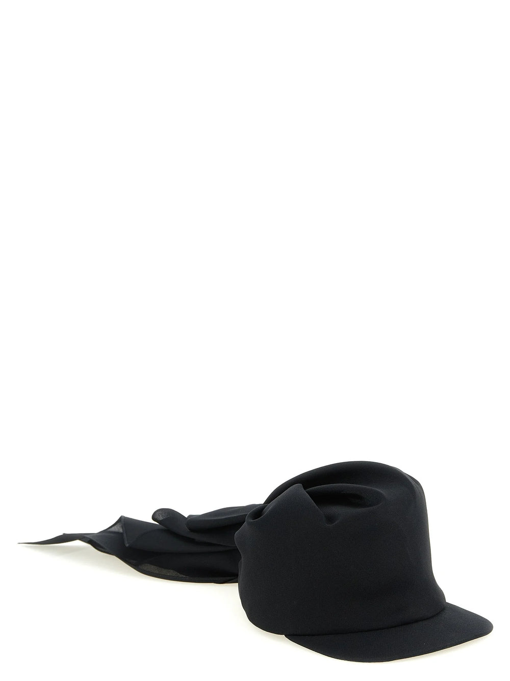 Balenciaga Black Silk Cap (Baseball Hat) - S
