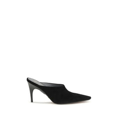 Balenciaga Black Suede Leather High Heel Pumps