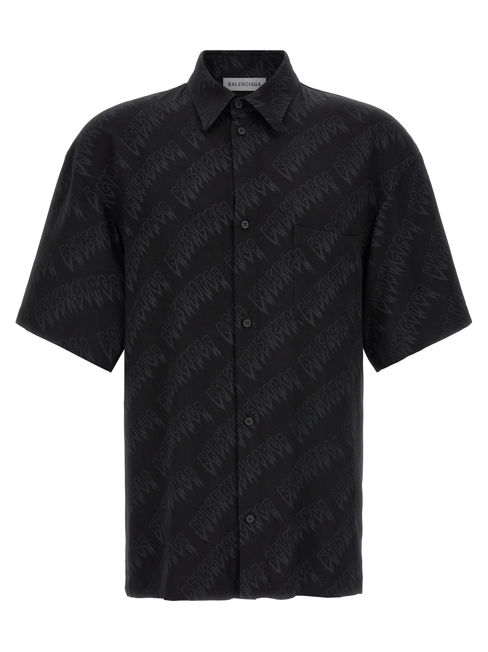 Balenciaga Black Viscose Blouse