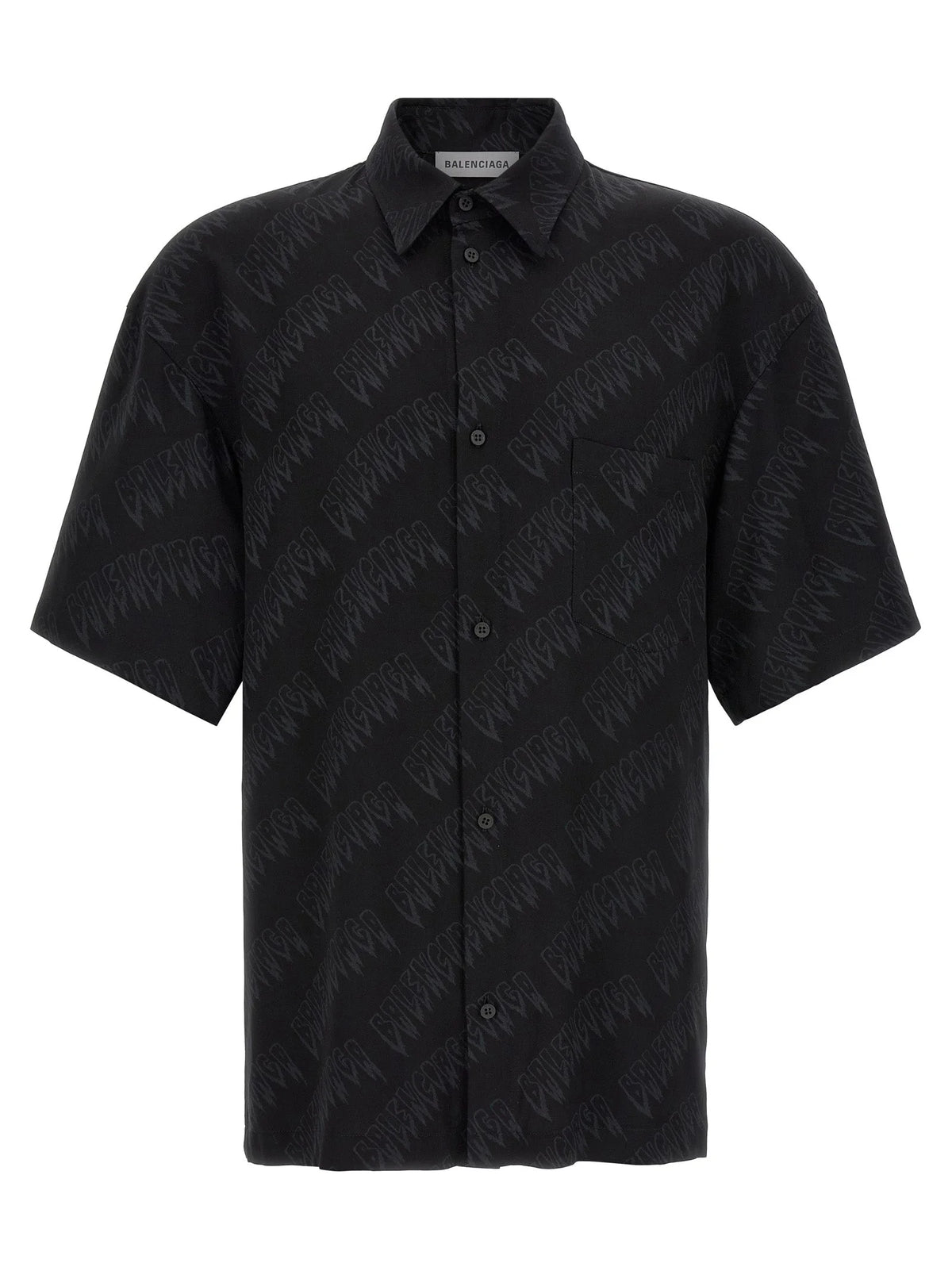 Balenciaga Black Viscose Blouse