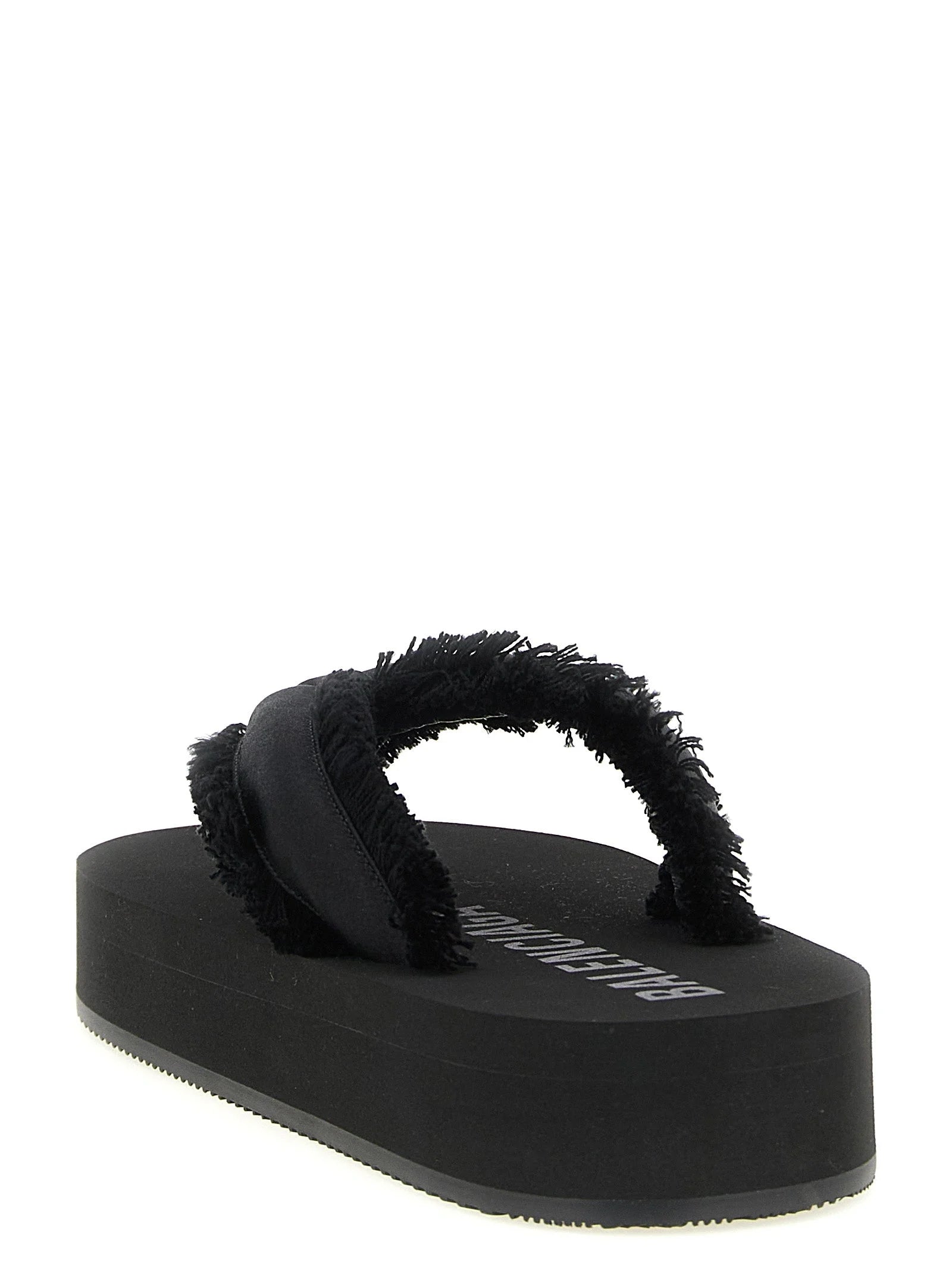 Șlabeți din vâscoză neagră Balenciaga