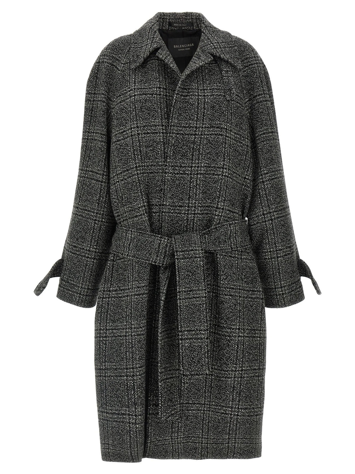 Balenciaga Black Wool Coat