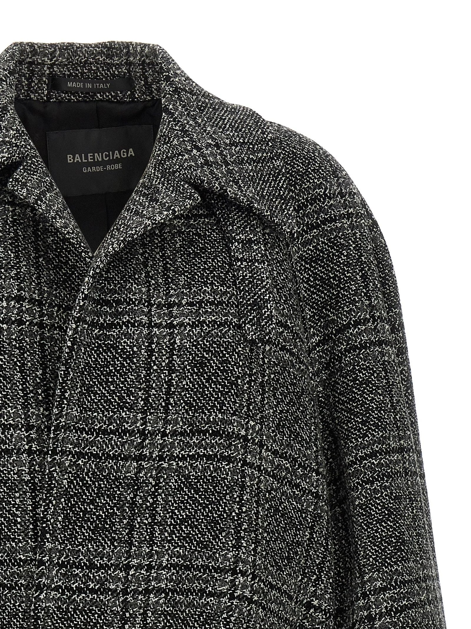 Balenciaga Black Wool Coat