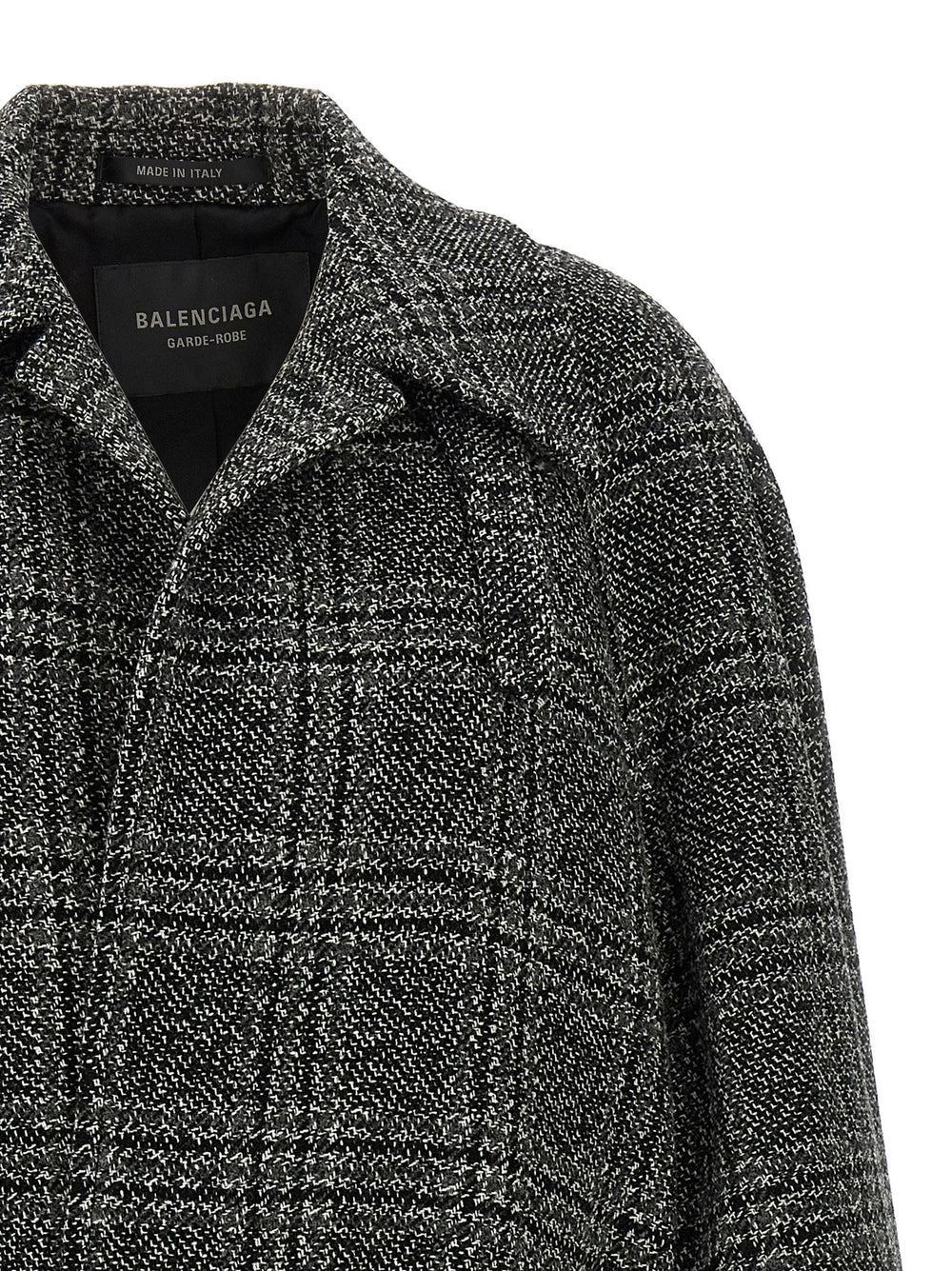 Balenciaga Black Wool Coat