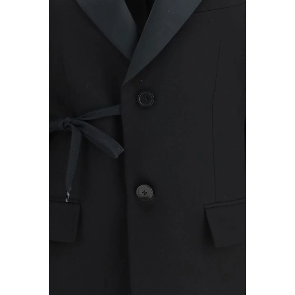 Balenciaga Black Wool Coat - IT36 | XS