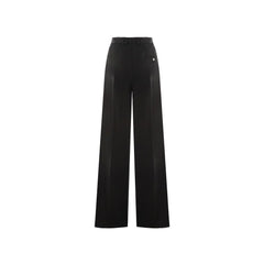 Balenciaga Black Wool Flared Pants - XS