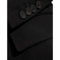 Balenciaga Black Wool Jackets And Coat - 40