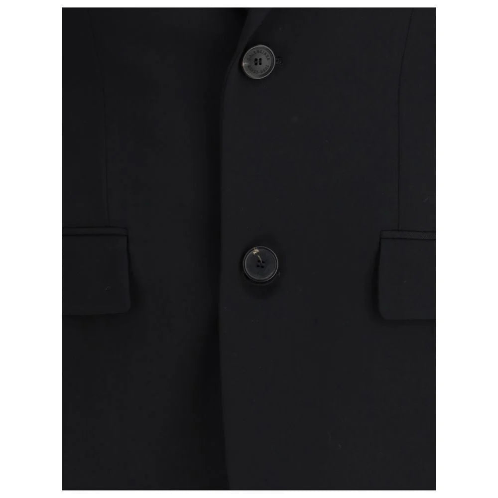 Balenciaga Black Wool Suits And Blazer