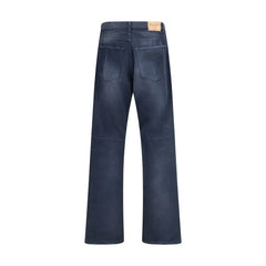 Balenciaga Blue Cotton Bermuda Shorts