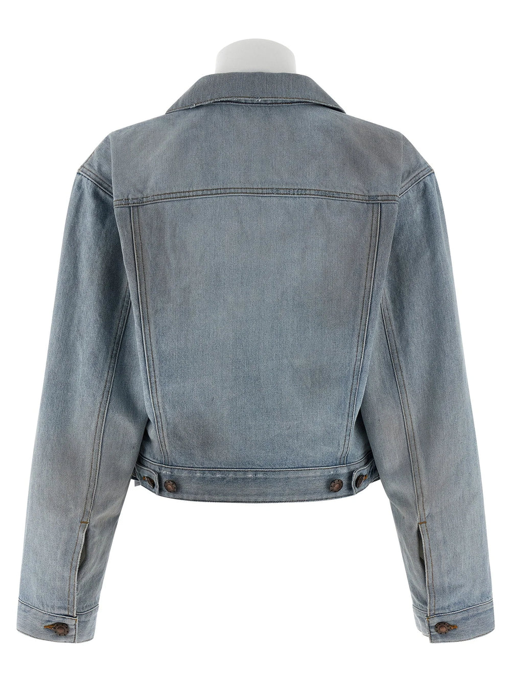Balenciaga Blue Cotton Denim Jacket