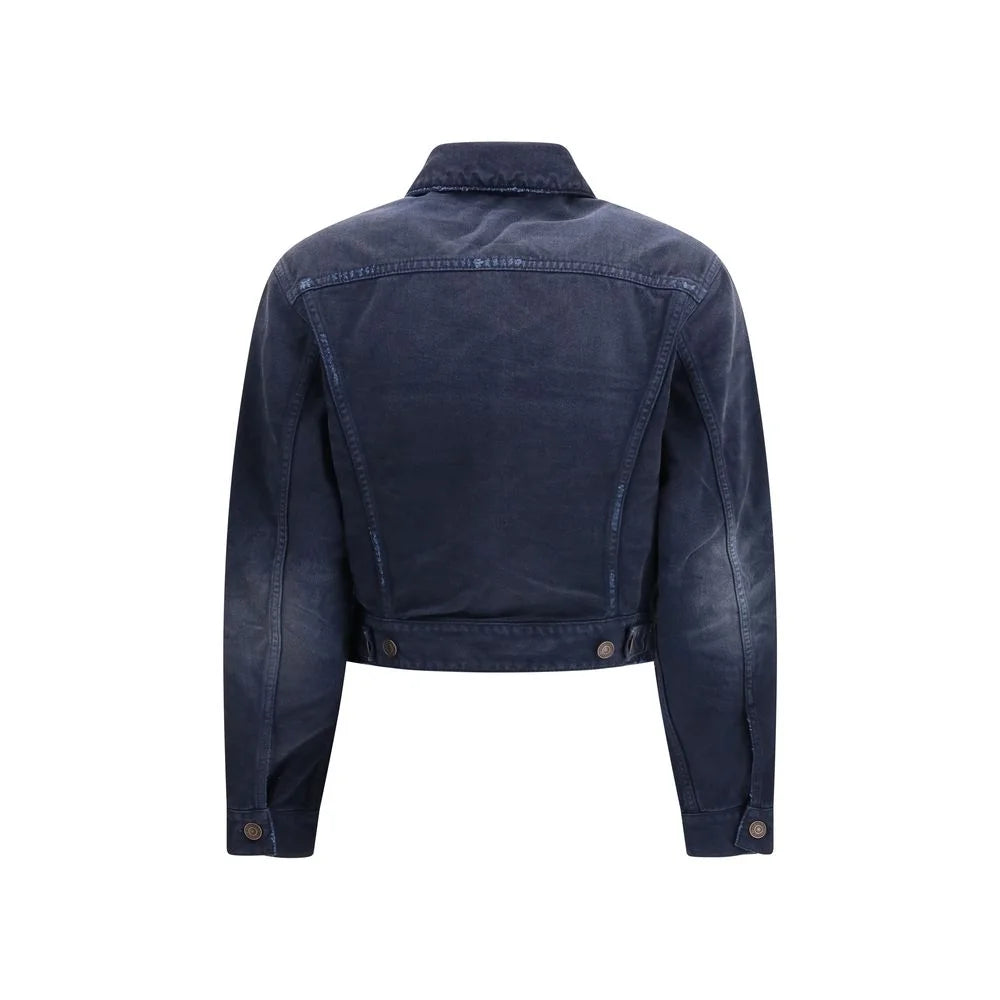 Balenciaga Blue Cotton Denim Jacket - S