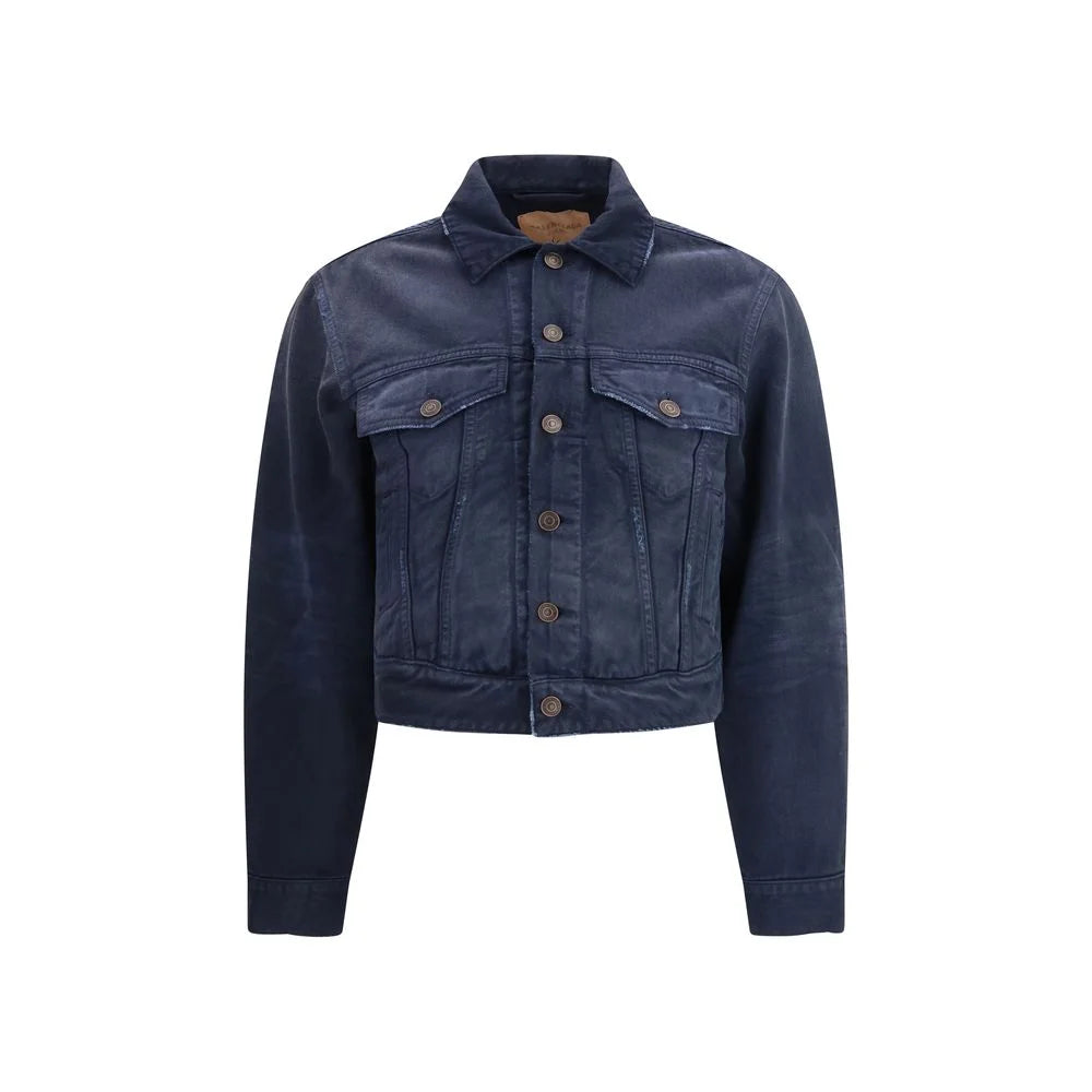 Balenciaga Blue Cotton Denim Jacket - S