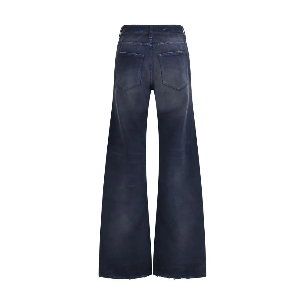 Balenciaga Blå Jeans i Bomull med Flare