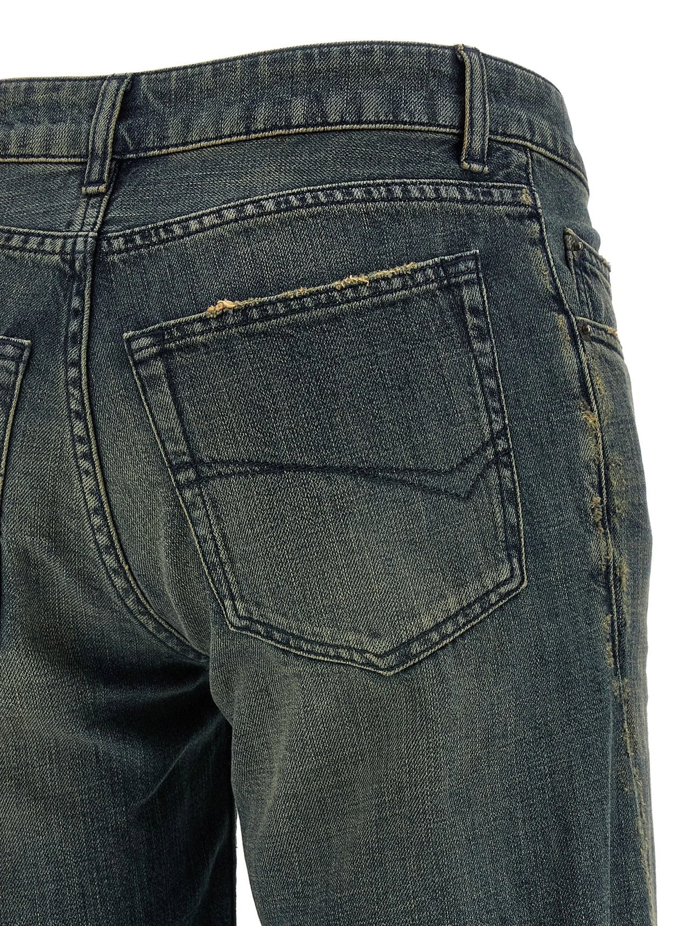 Balenciaga Blue Cotton Flared Jeans - 26