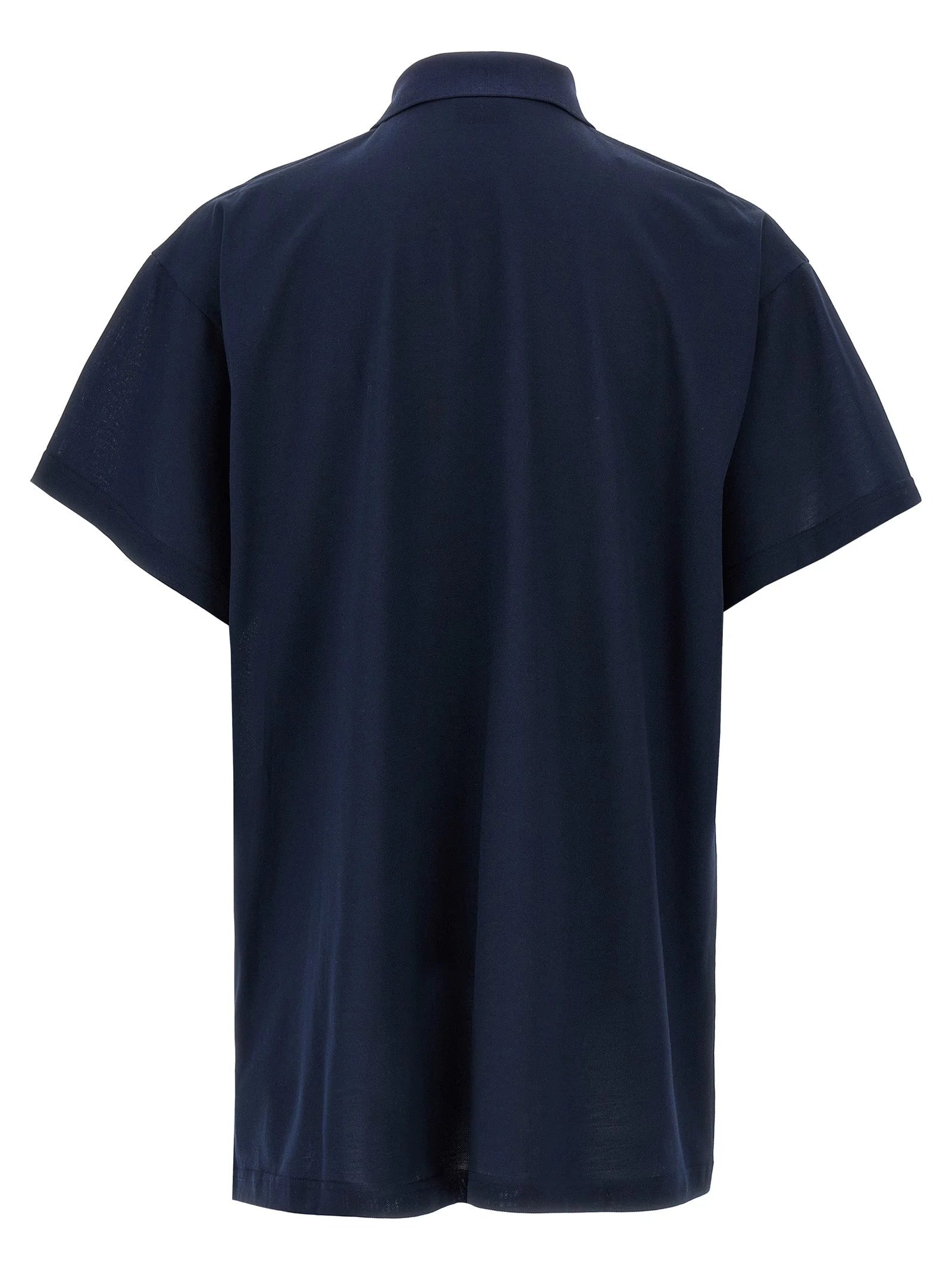 Balenciaga Blue Cotton Polo Shirt