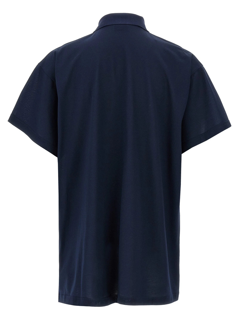 Balenciaga Blue Cotton Polo Shirt
