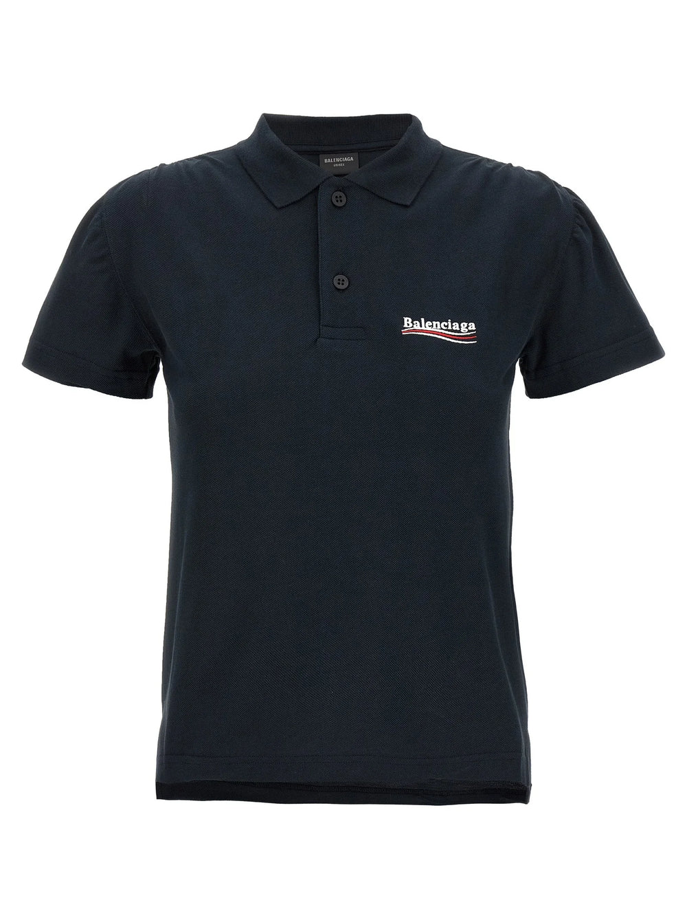 Balenciaga Blue Cotton Polo Shirt - M
