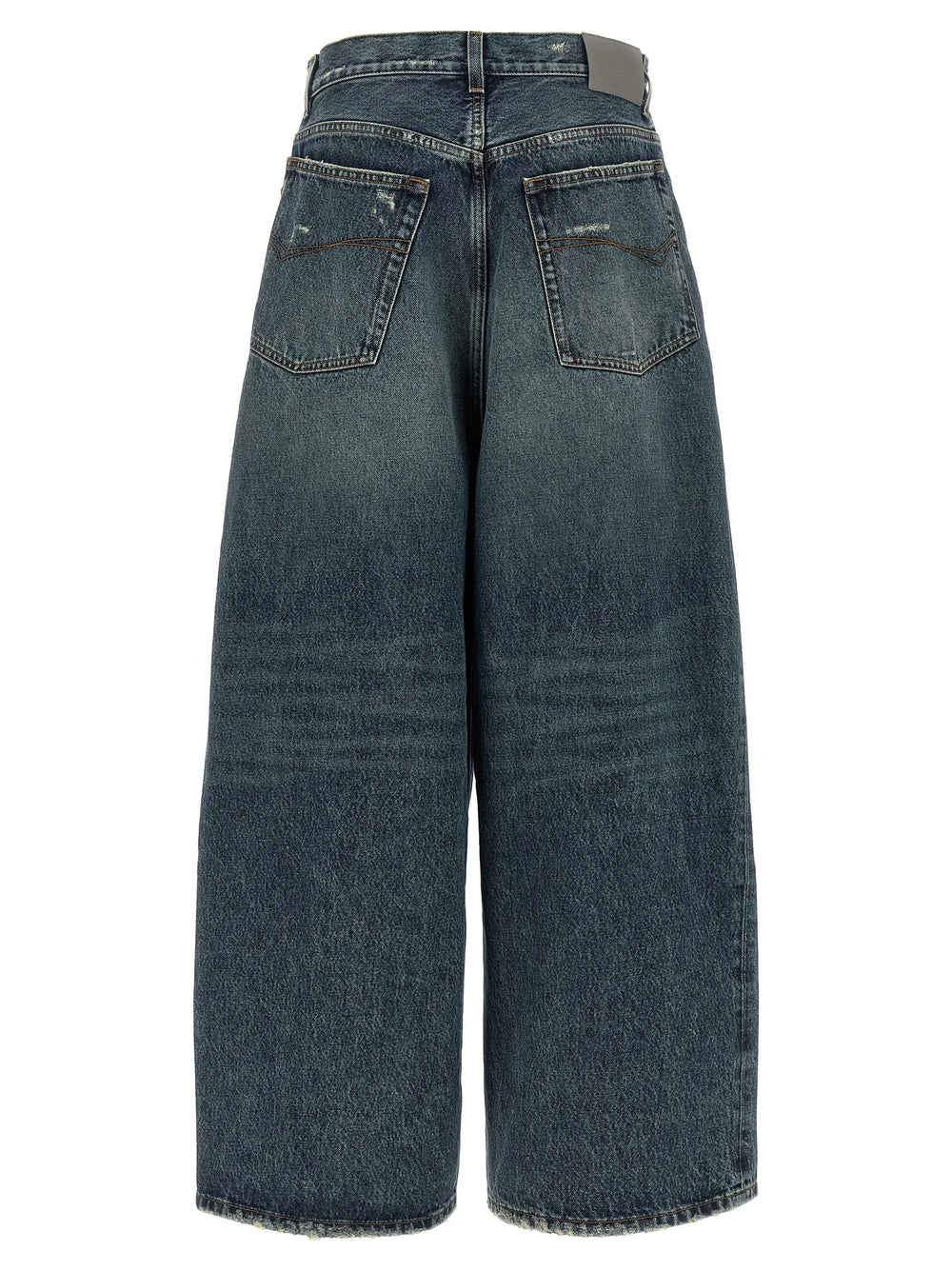 Balenciaga Blue Cotton Relaxed Fit Jeans