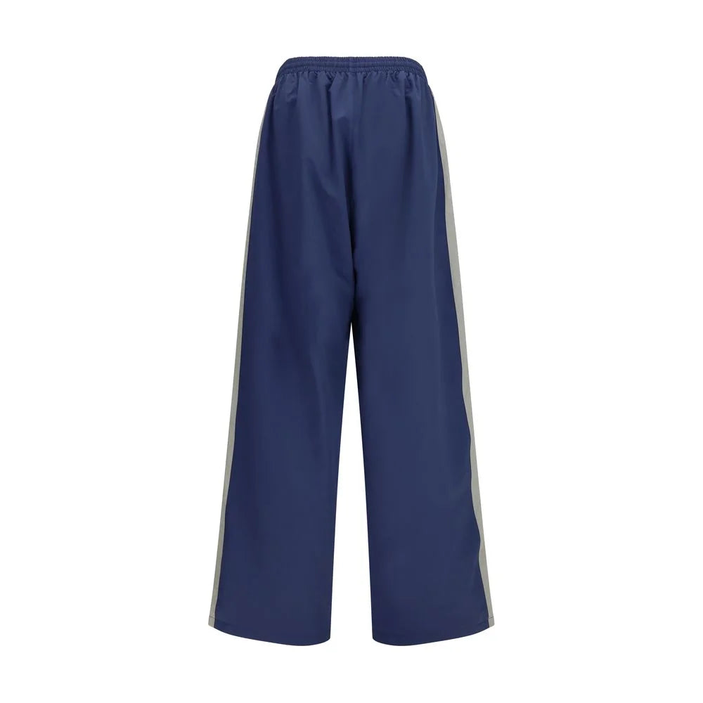 מכנסי ספורט פוליאסטר כחולים של Balenciaga (מכנסי אימון)