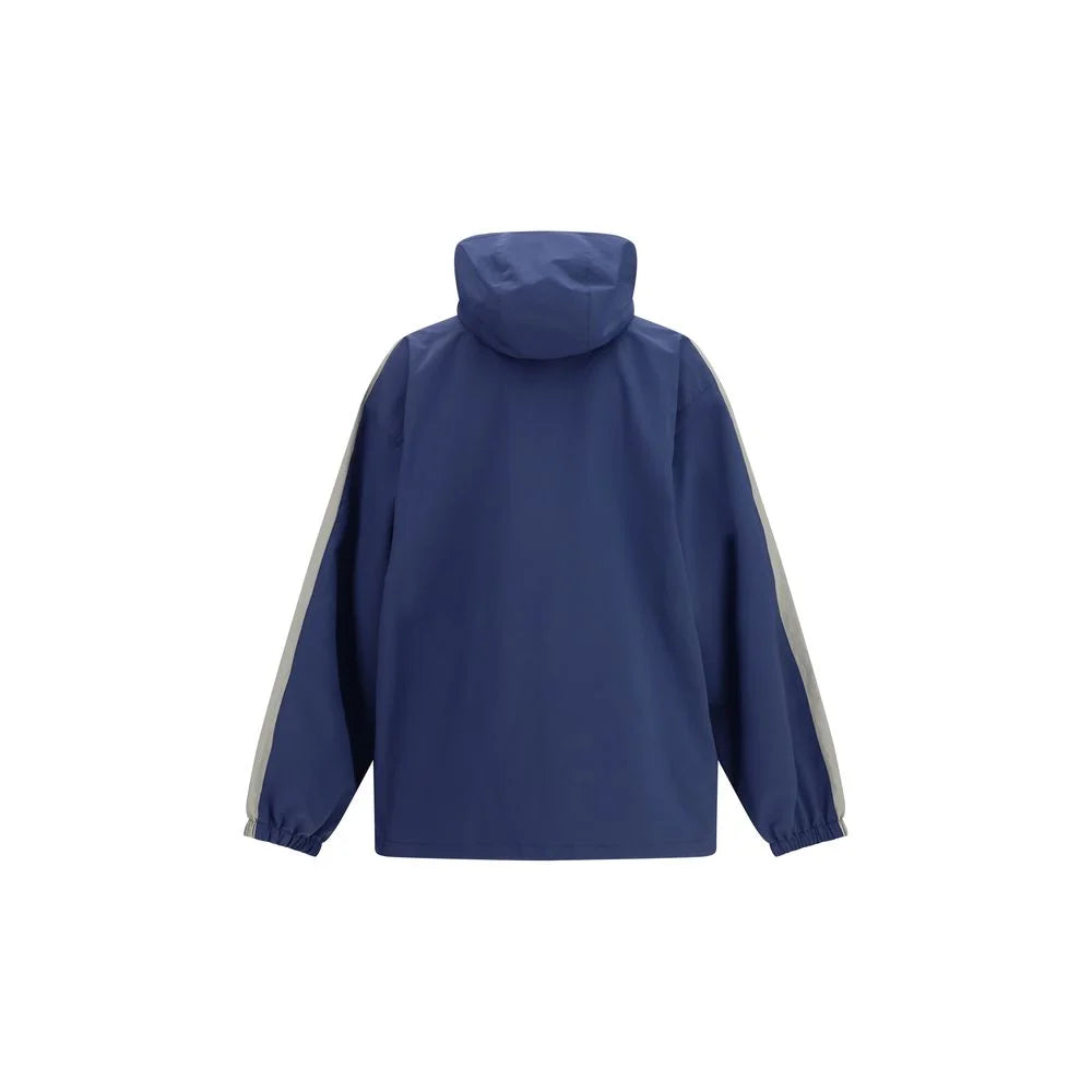 Balenciaga Blue Polyester Shell Jacket - M