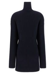 Balenciaga Blue Wool Short Dress