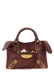 Balenciaga Bordeaux Goatskin Handbag