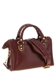 Balenciaga Bordeaux Goatskin Handbag