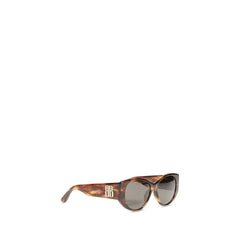 Balenciaga Brown Acetate Sunglasses