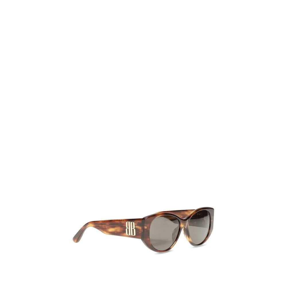 Balenciaga Brown Acetate Sunglasses