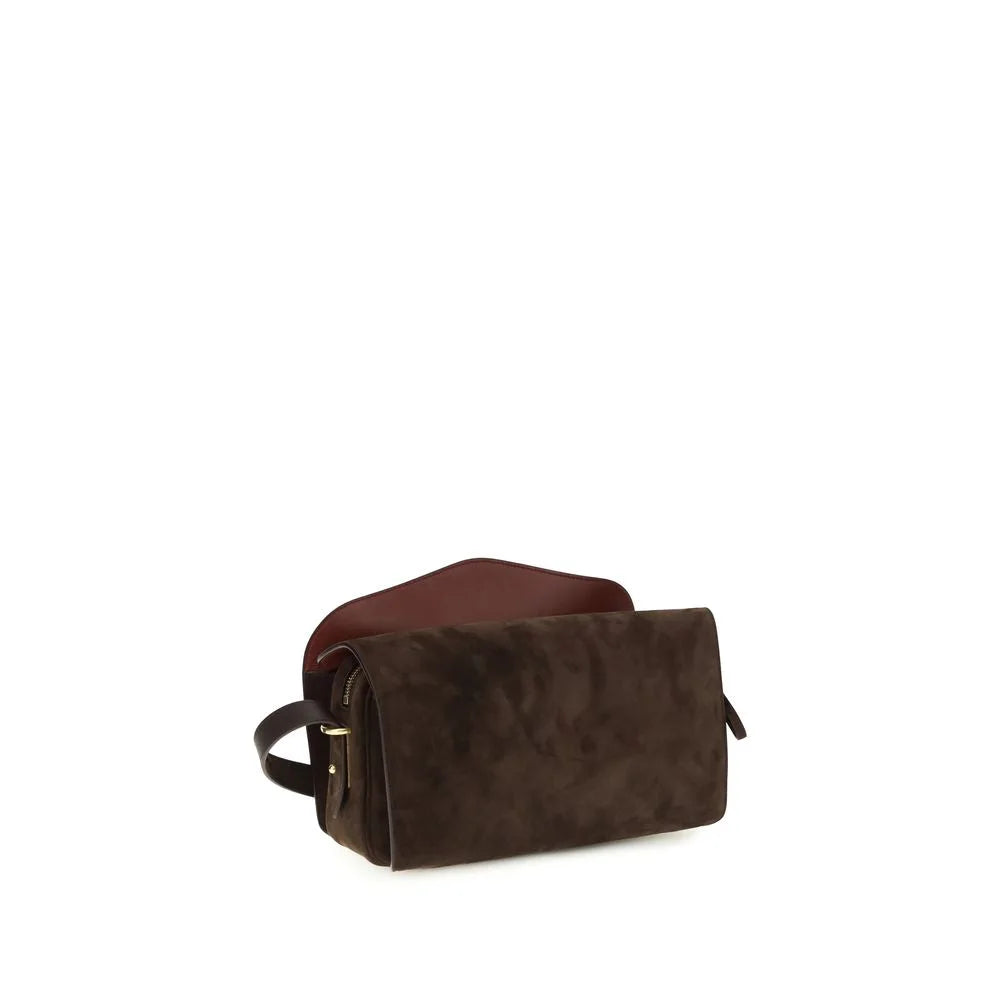 Balenciaga Brown Calf Leather Bos Taurus Shoulder Bag