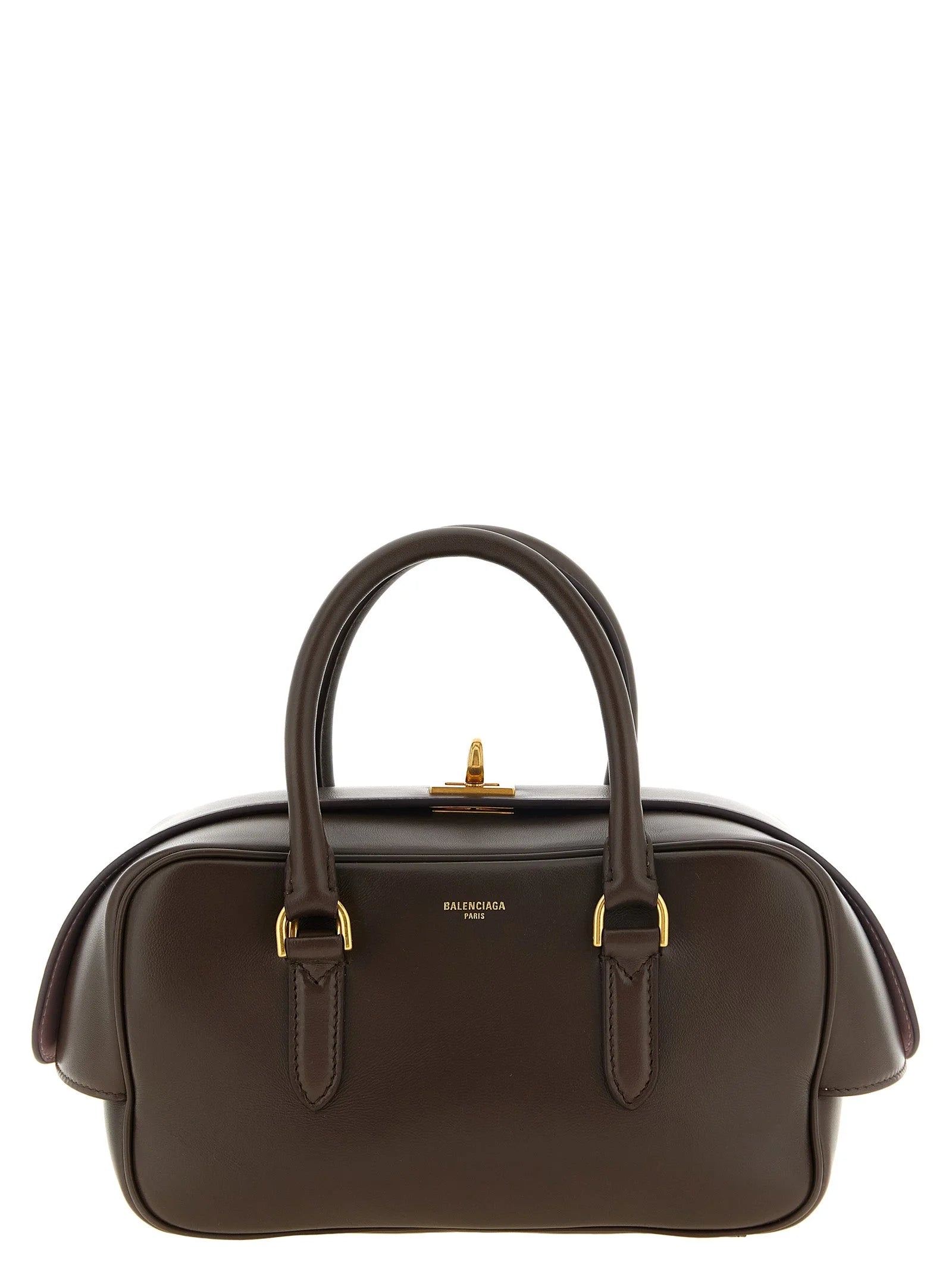 Balenciaga Brown Lamb Leather Handbag