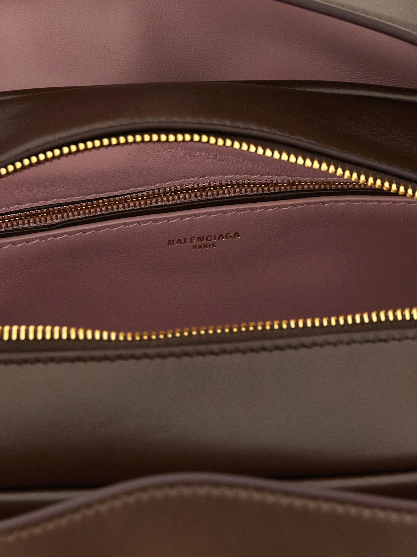 Balenciaga Brown Lamb Leather Handbag
