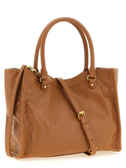 Balenciaga Brown Lamb Leather Tote Bag