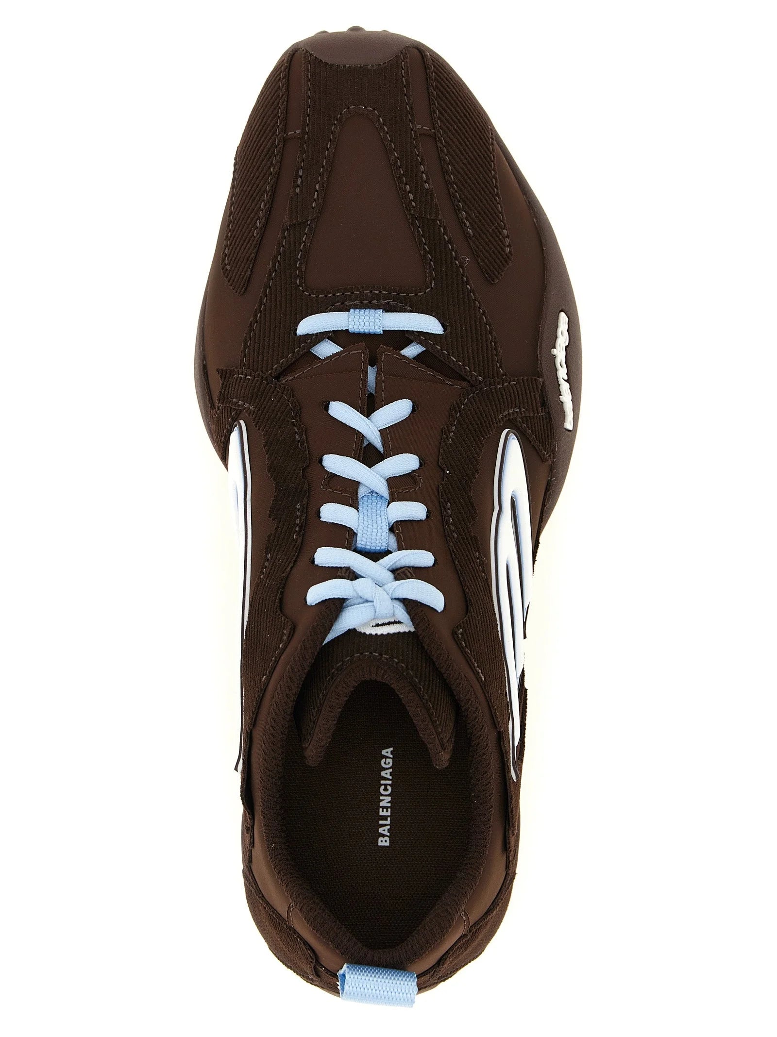 Balenciaga Brown Polyester Athletic Sneakers