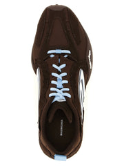 Balenciaga Brown Polyester Athletic Sneakers - EU 41 | US 8