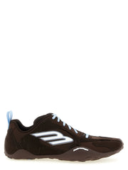 Balenciaga Brown Polyester Athletic Sneakers - EU 41 | US 8
