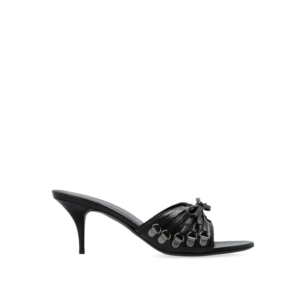Balenciaga Cagole 70 Leather Sandals - Sandals