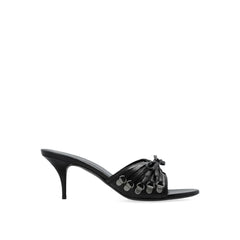 Balenciaga Cagole 70 Leather Sandals - Sandals