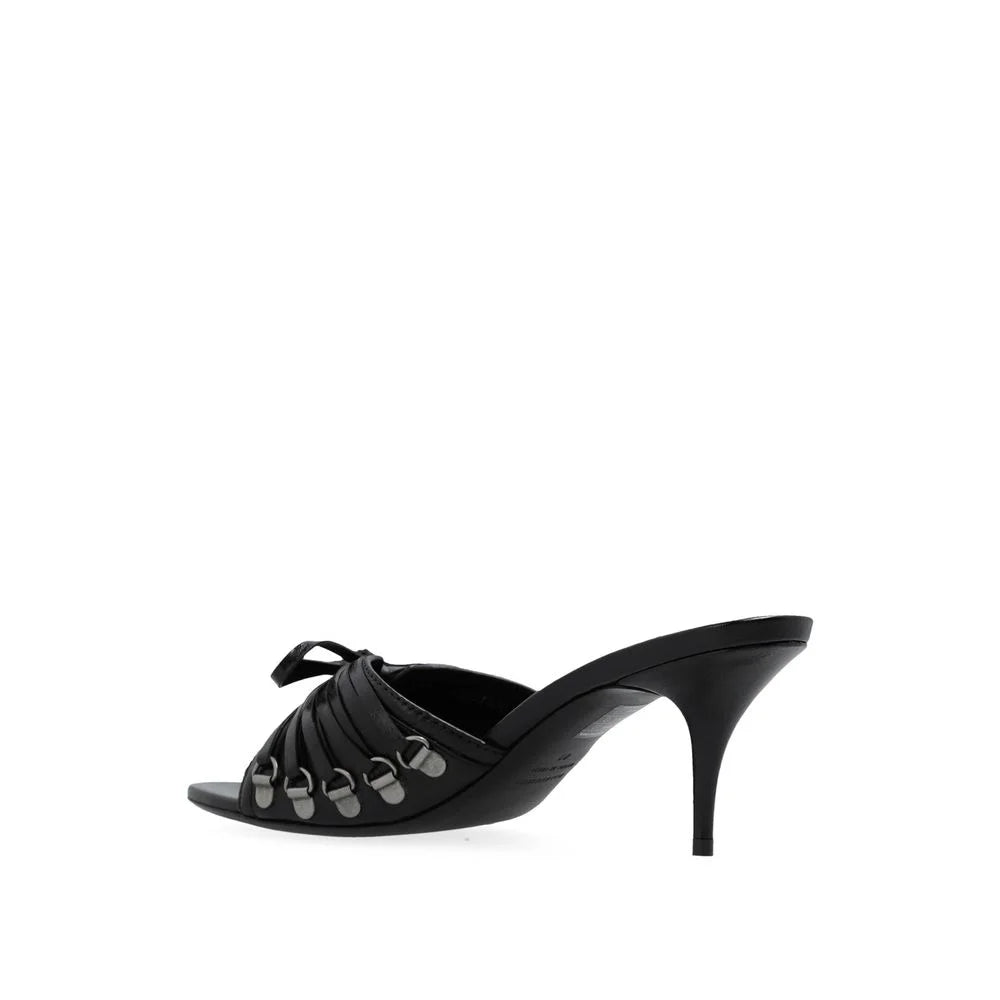 Balenciaga Cagole 70 Leather Sandals - Sandals