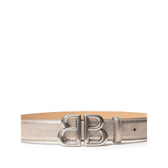 Balenciaga Gold Leather Regular Belt - 75 cm / 30 Inches