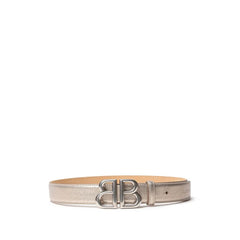 Balenciaga Gold Leather Regular Belt - 75 cm / 30 Inches