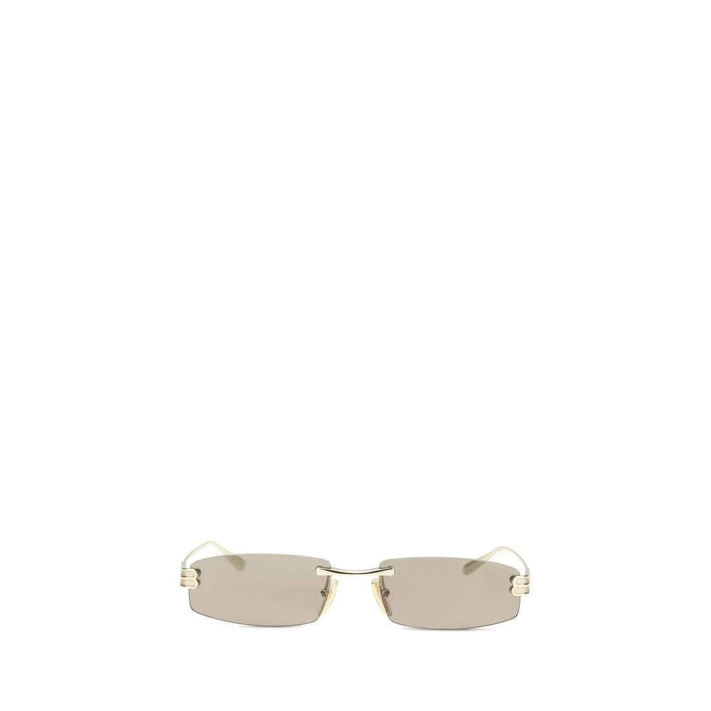 Balenciaga Gold Metal Sunglasses