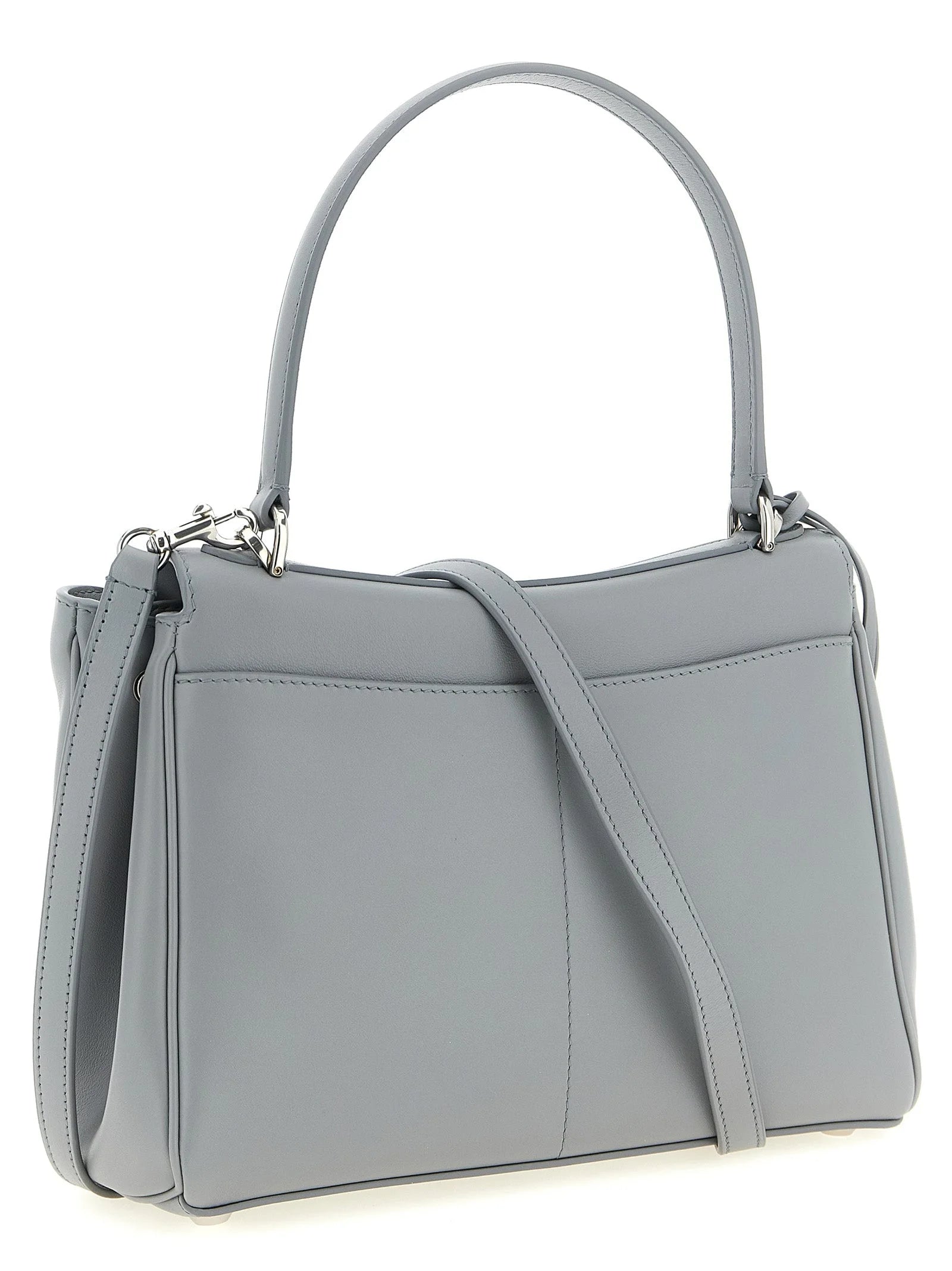 Balenciaga Gray Calfskin Handbag