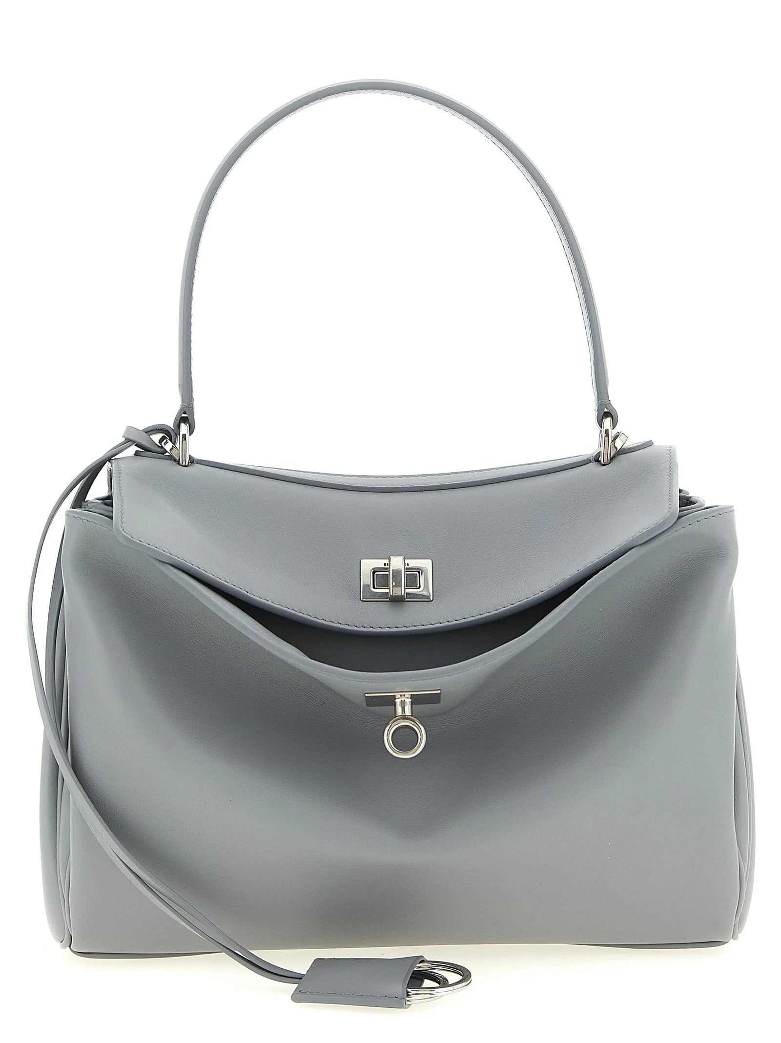 Balenciaga Gray Calfskin Handbag