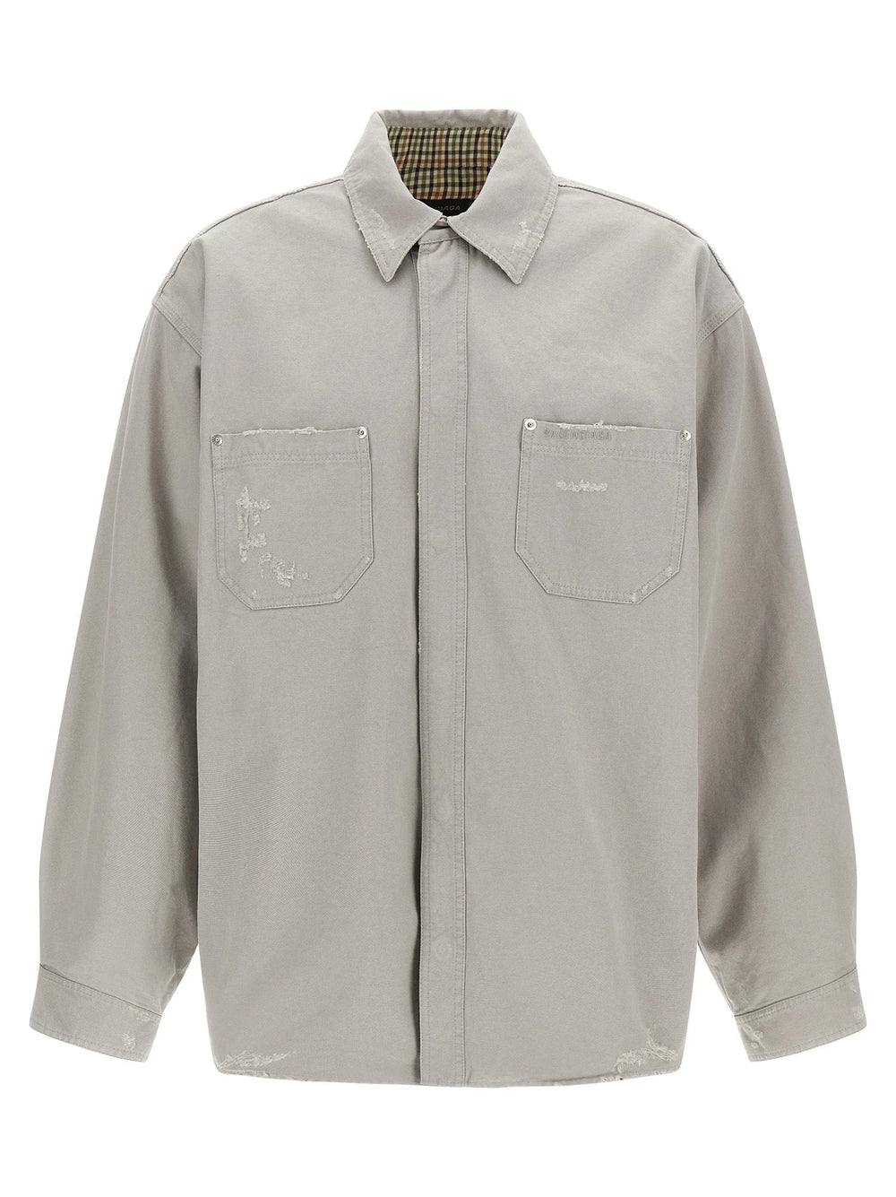 Balenciaga Gray Cotton Blouse - L