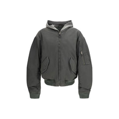Balenciaga Gray Cotton Bomber - M