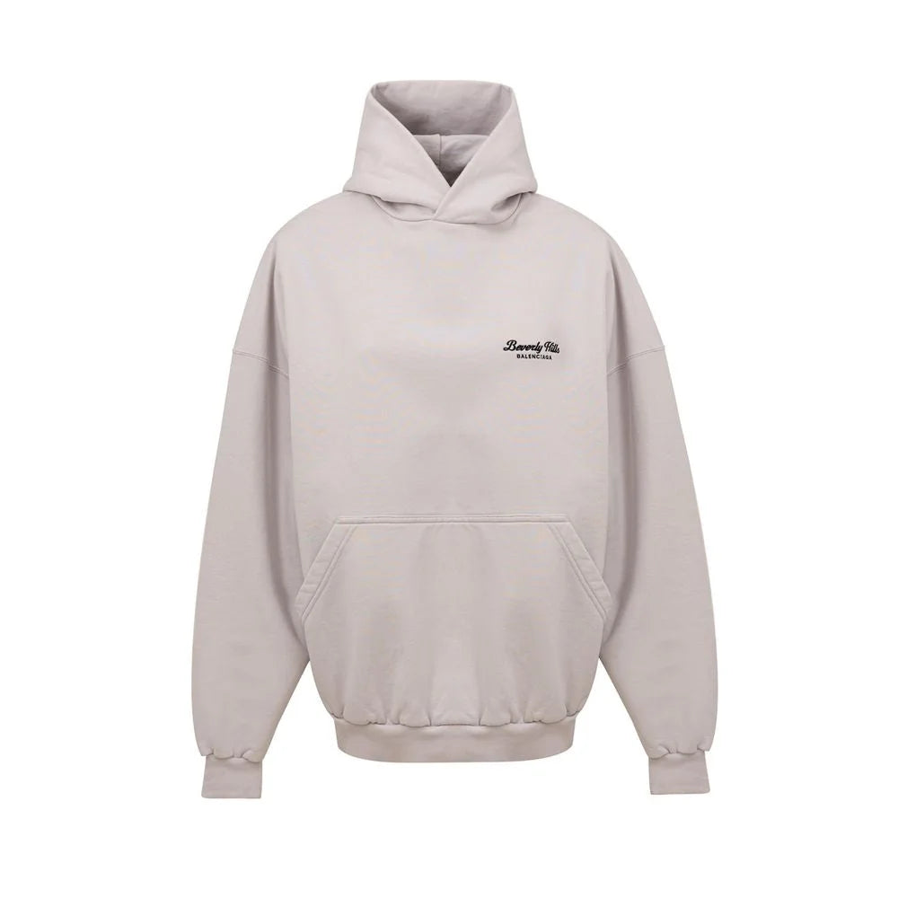 Balenciaga Gray Cotton Hoody - L - Hoodies