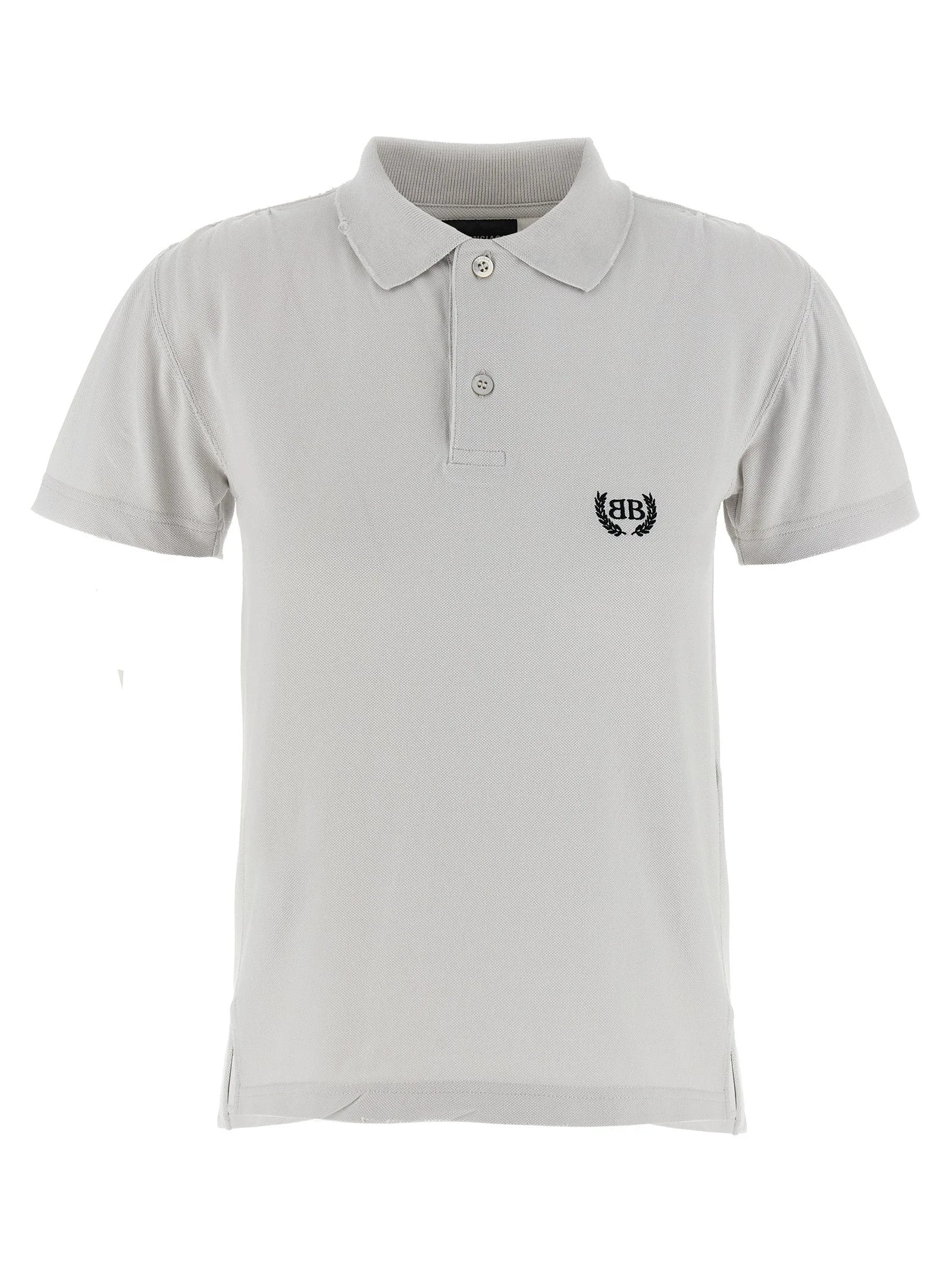 Balenciaga Gray Cotton Polo Shirt - S